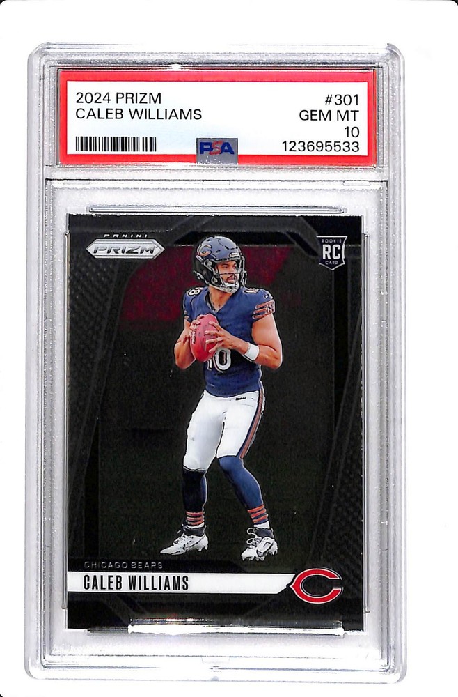 2024 PANINI PRIZM CALEB WILLIAMS ROOKIE PSA 10 #301