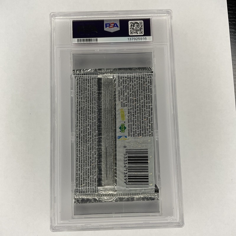 Vintage 1999/2000 Victory Basketball ( 1 Michael Jordan in every pack) PSA 8 view 2
