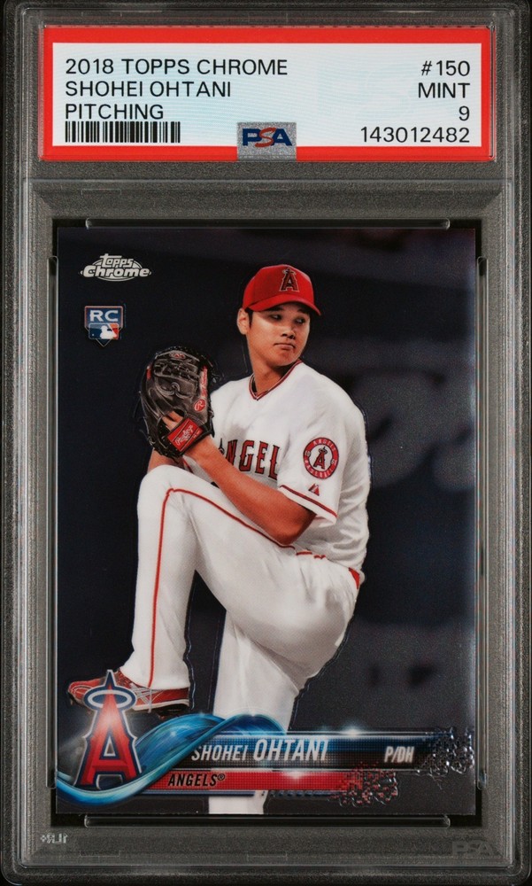 2018 Topps Chrome Shohei Ohtani #150 Rookie Card PSA 9 MINT