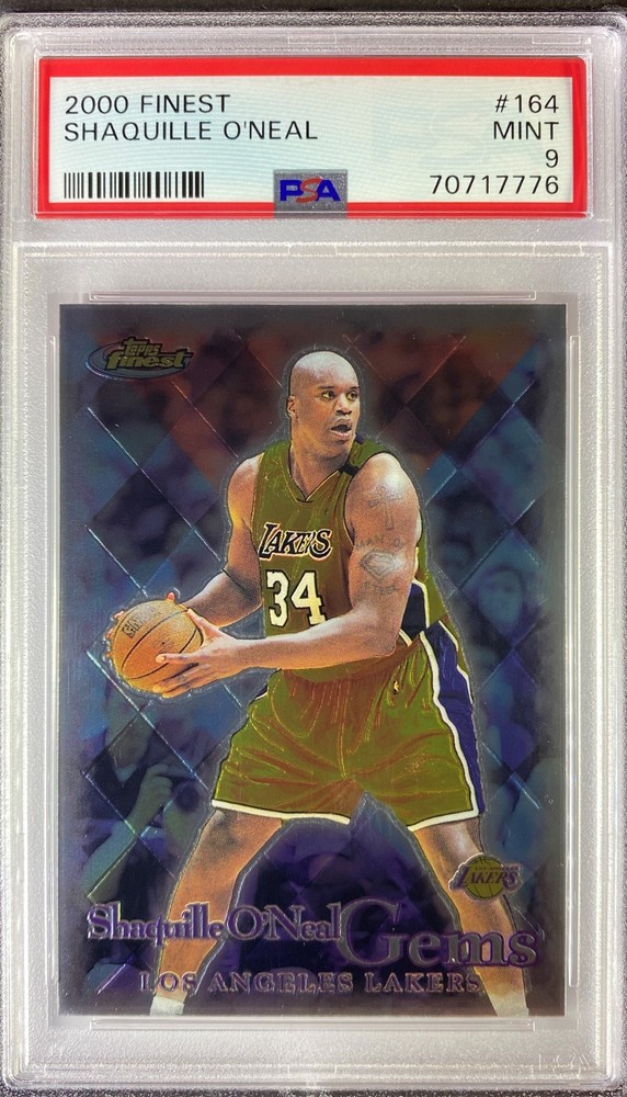 2000 Finest #164 Shaquille O'neal Mint PSA 9