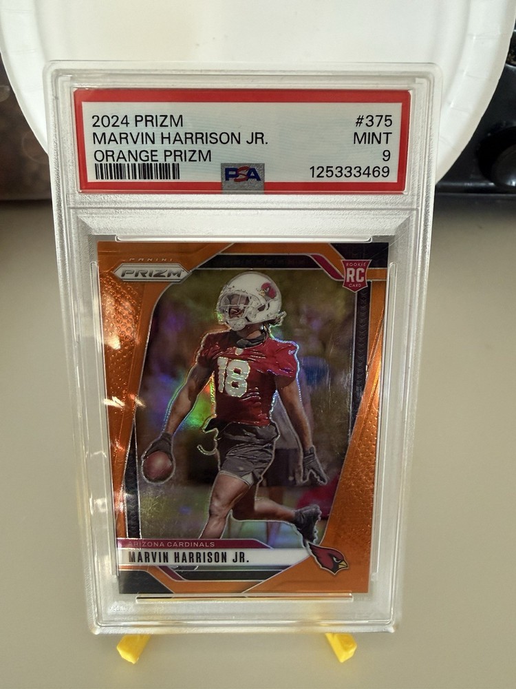 2024 Panini Prizm Rookies Marvin Harrison Jr. #375 Orange Prizm 🍊 (RC) /249