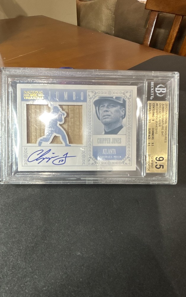 2012 Panini National Treasures - *No higher grade* Chipper Jones Auto /10