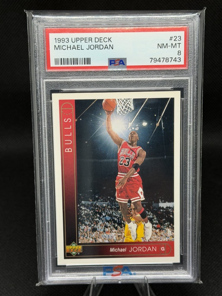 1992-93 Upper Deck Michael Jordan #23 PSA 8 Chicago Bulls