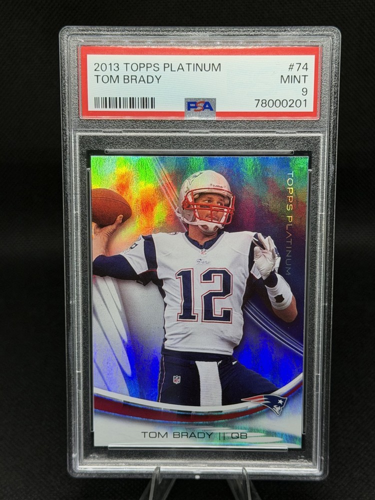 2013 Topps Platinum Tom Brady PSA 9