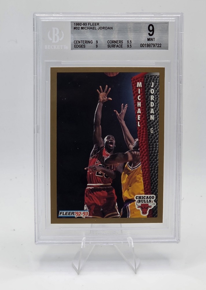 1992-93 Fleer - Michael Jordan #32 BGS 9