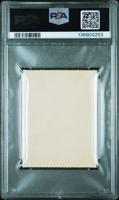 1955 GOLDEN STAMPS DODGERS  JACKIE ROBINSON (PERFORATED)  PSA 2  (NEW LABEL) view 2