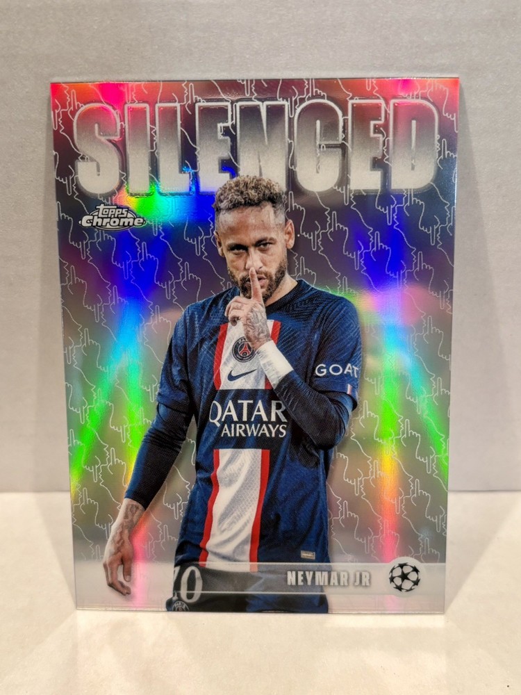 Topps Chrome 2025-26 UEFA Silenced Neymar Jr Insert -Paris Saint-Germain