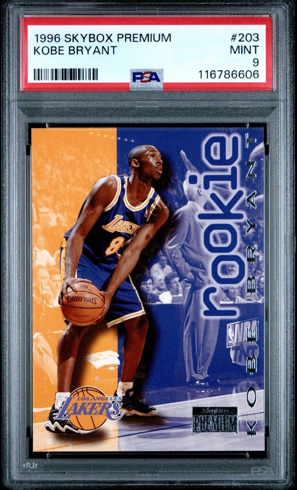 1996-97 Skybox Premium #203 Kobe Bryant PSA 9 Los Angeles Lakers RC Rookie card