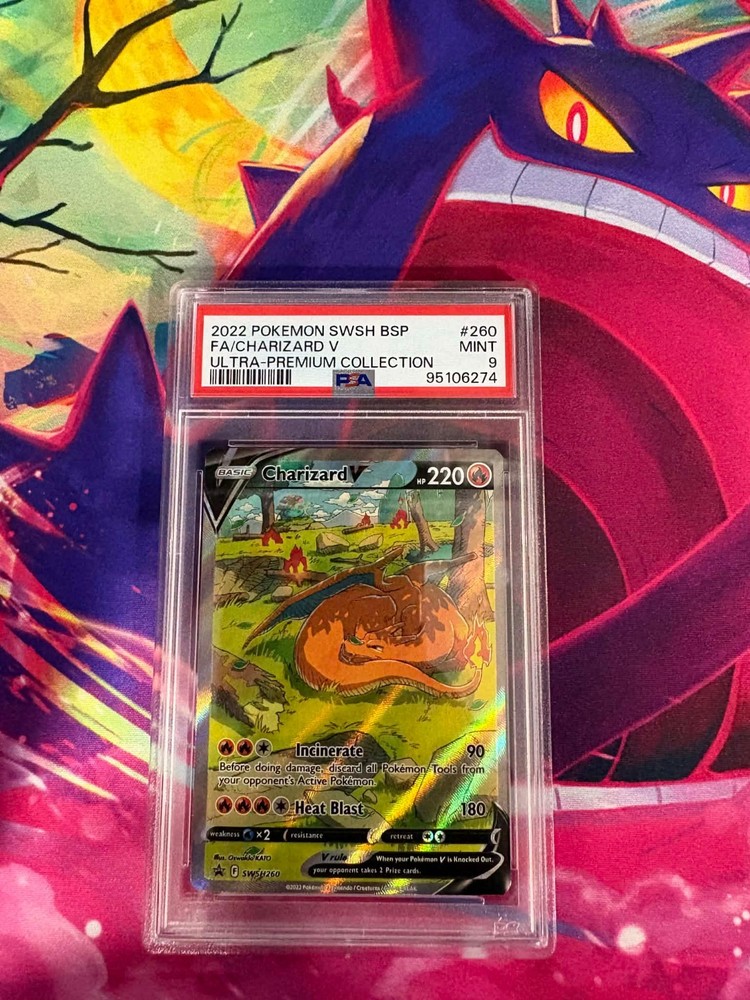 Charizard V SWSH260 Ultra Premium Collection English PSA Graded 9 Pokemon TCG