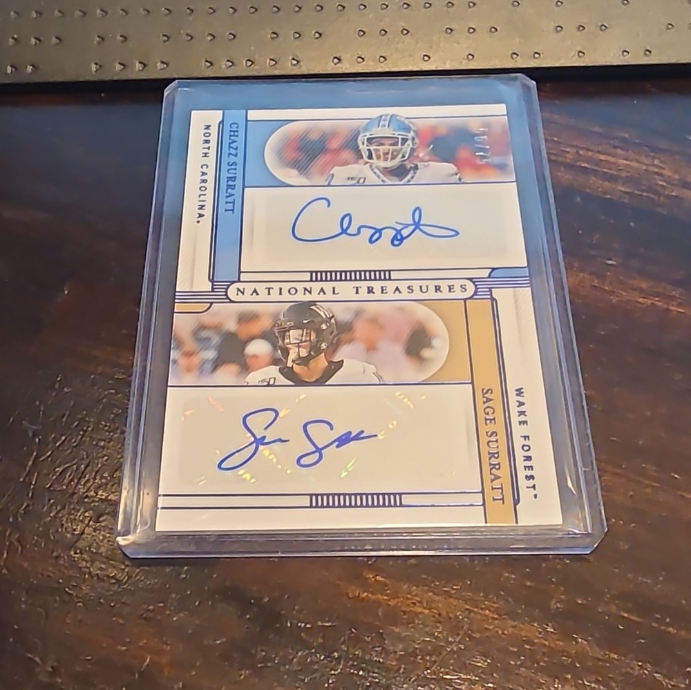 Panini 2021 National Treasures Collegiate Dual Signatures DS-WR Surratt Auto