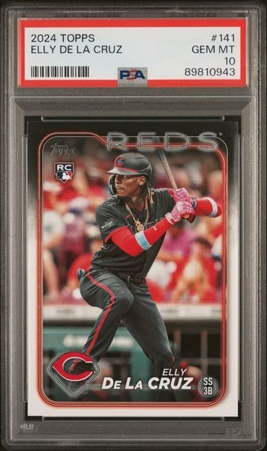 2024 Topps Series 1 - Elly De La Cruz #141 (RC) PSA 10