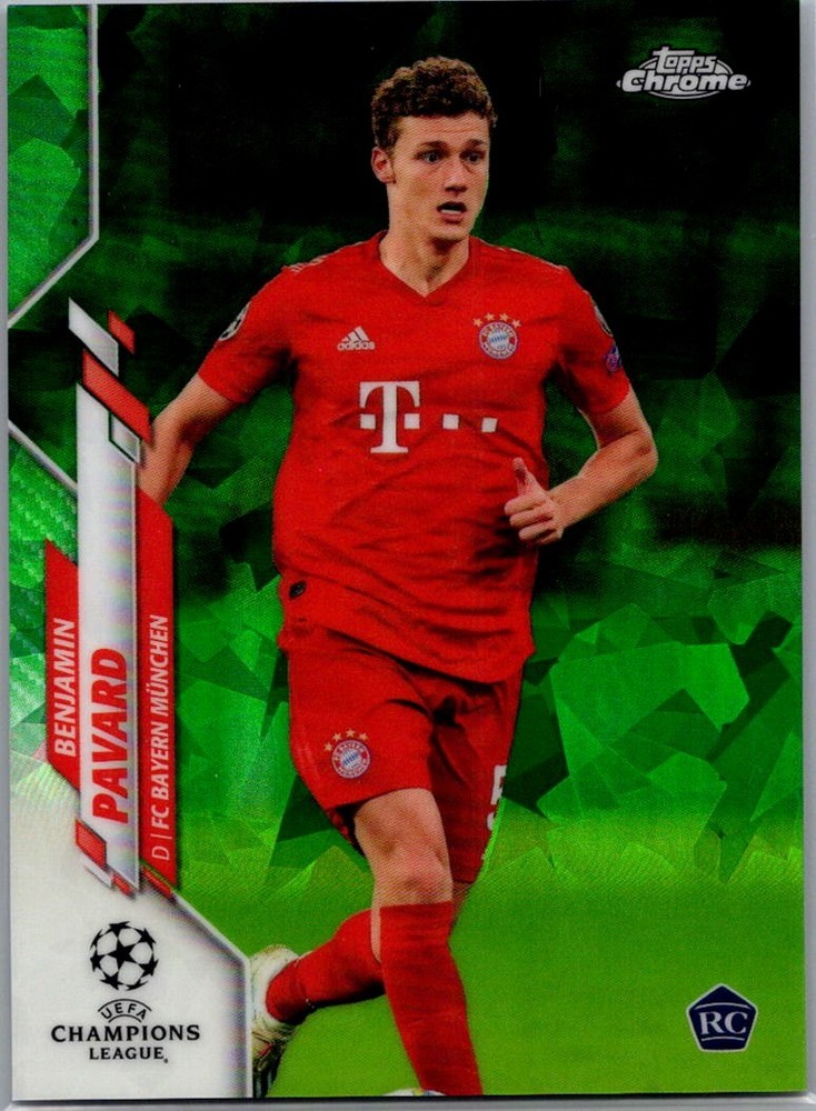 2019-20 Topps Chrome Sapphire Edition UEFA #61 Benjamin Pavard /75 Bayern  bxb