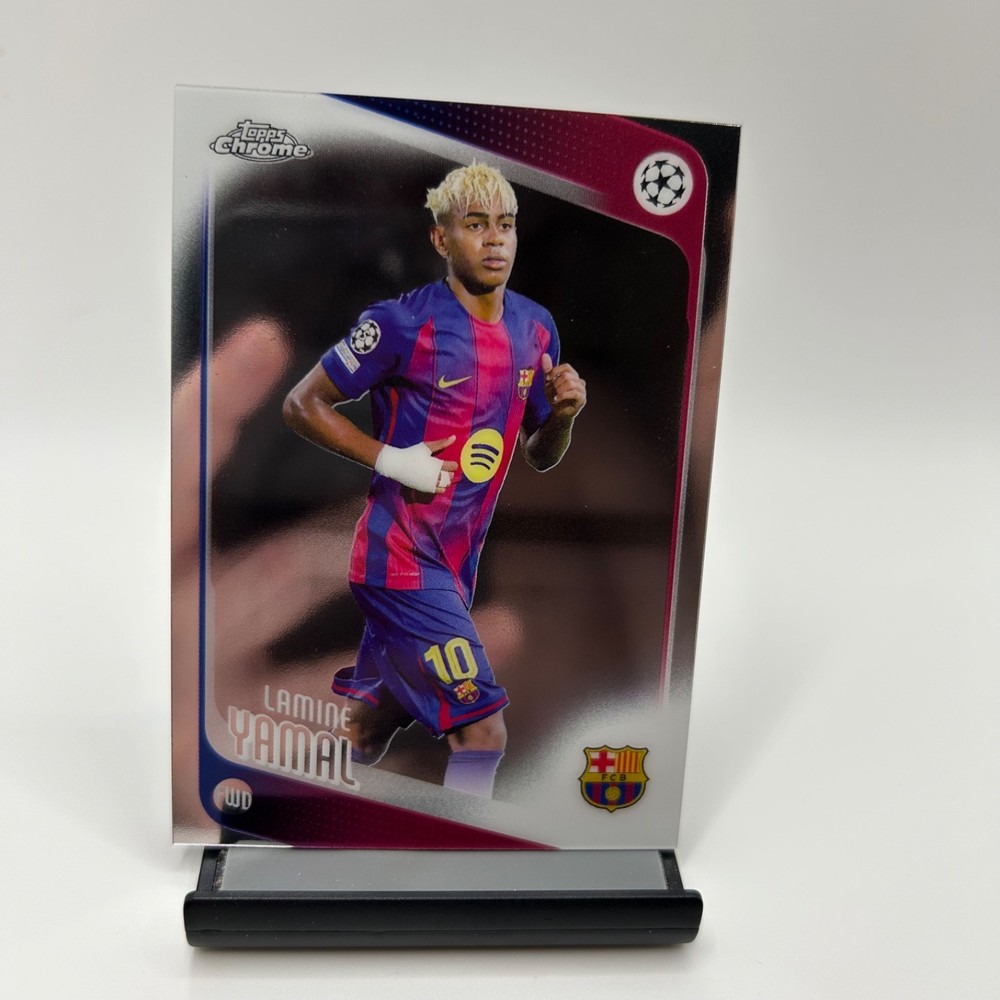 2025-26 Topps Chrome UEFA Club Competitions #10 Lamine Yamal