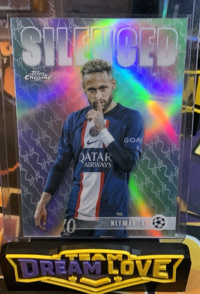 2025-26 Topps Chrome UCC #SHH-1 Neymar Jr. Silenced Refractor