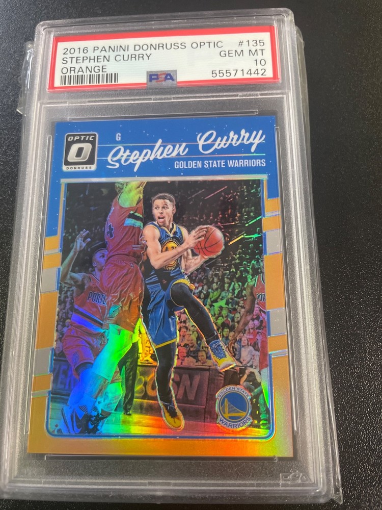 2016 donruss optic stephen curry orange 🔥191/199🔥psa 10🔥