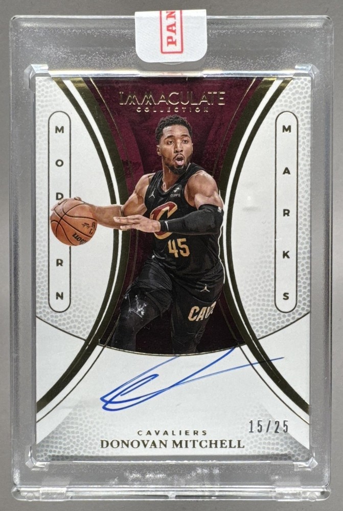 Donovan Mitchell 2024 Panini Immaculate Victory Auto 15/25