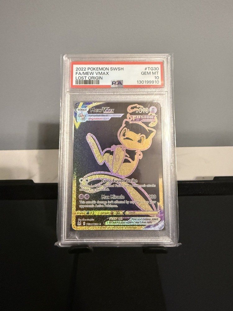 GRADED PSA 10 2022 Pokemon SWSH FA/Mew VMax Lost Origin #TG30 🔥🔥