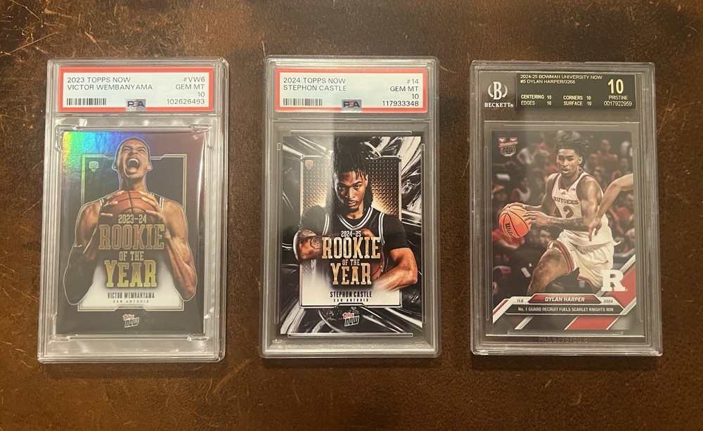 Victor Wembanyama & Stephon Castle PSA 10 Dylan Harper BGS 10 BLACK LABEL RC’s