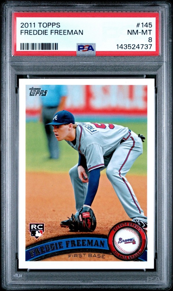 Freddie Freeman 2011 Topps #145 (RC) NM-MT PSA 8