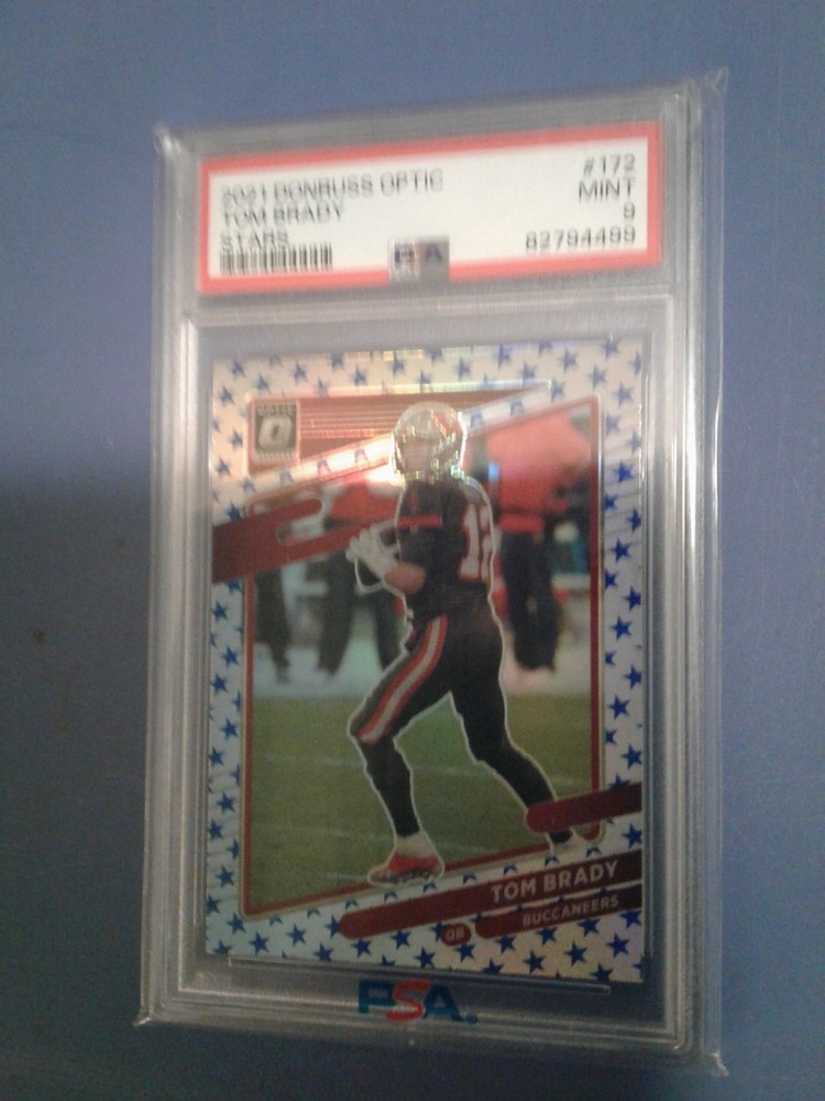 2021 Tom Brady Optic Stars Prizm PSA 9 Mint