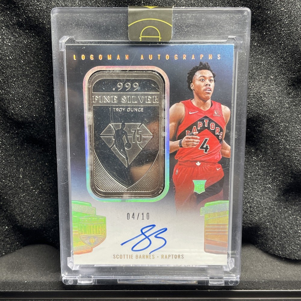 2021 Eminence Scottie Barnes Logoman Autographs /10 Rookie Auto RC-Jersey Match