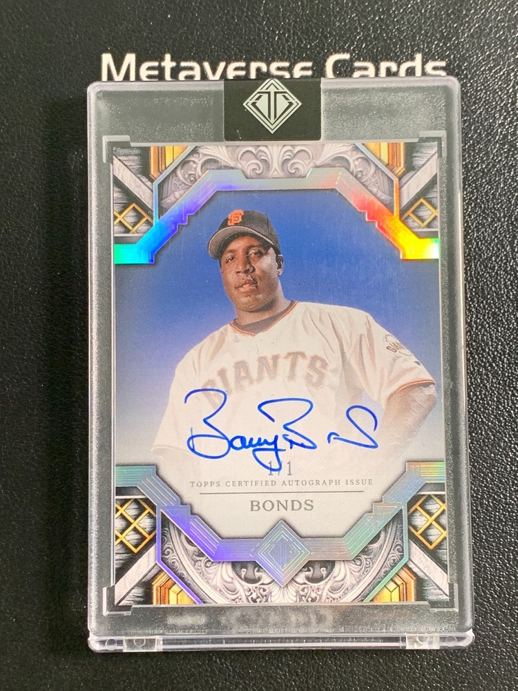 2025 Topps Transcendent Baseball Barry Bonds Auto Superfractor 1/1