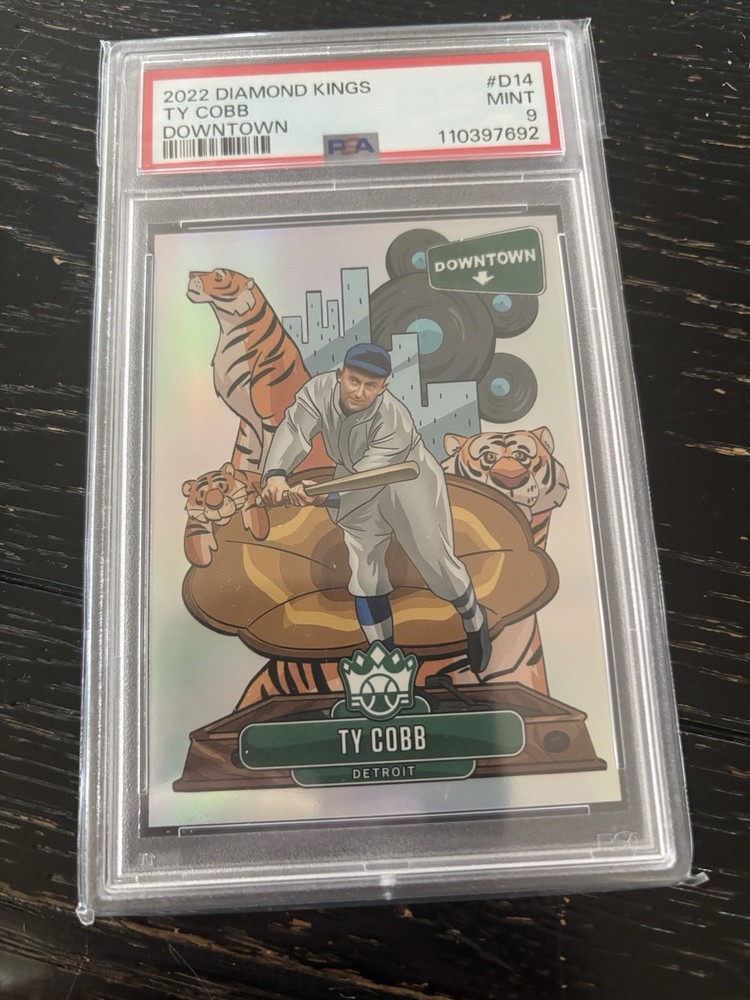 2022 Panini Diamond Kings - Downtown Ty Cobb #D14 PSA 9
