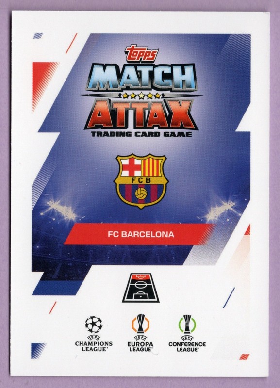 2025-26 NEYMAR Jr - [MATCH ATTAX] - MAGIC MEMORIES TOPPS SOCCER CARD #431 view 2