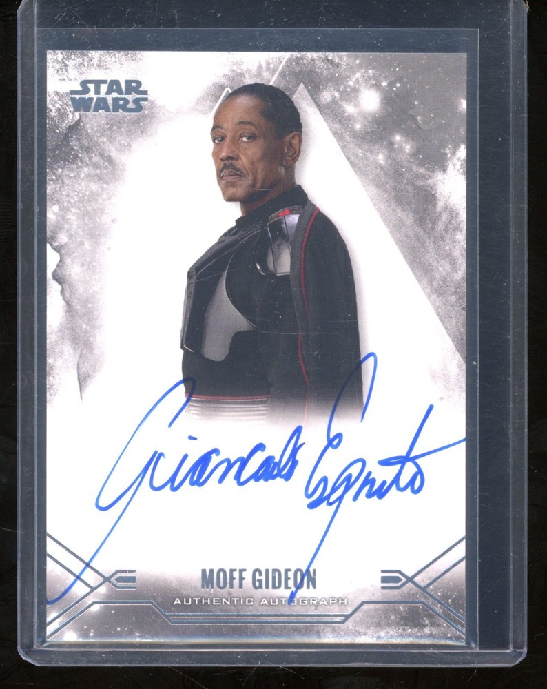 2025 Star Wars Smugglers Outpost #SSA-GE Giancarlo Esposito Moff Gideon Auto
