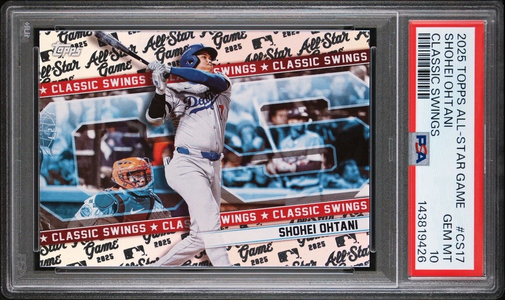 SHOHEI OHTANI PSA 10 2025 TOPPS ALL-STAR GAME CS-17 CLASSIC SWINGS 