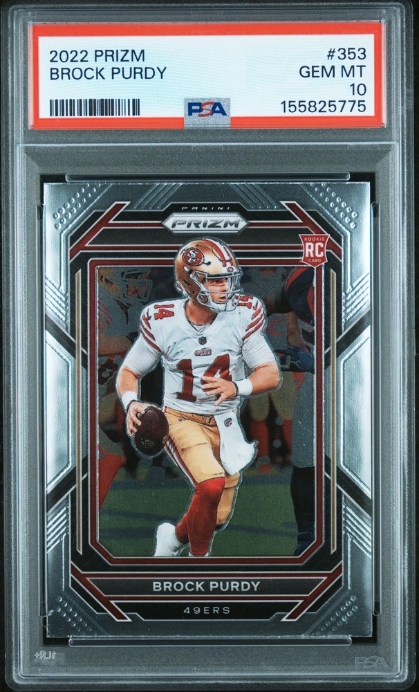 2022 Panini Prizm 353 Brock Purdy RC PSA 10 155825775