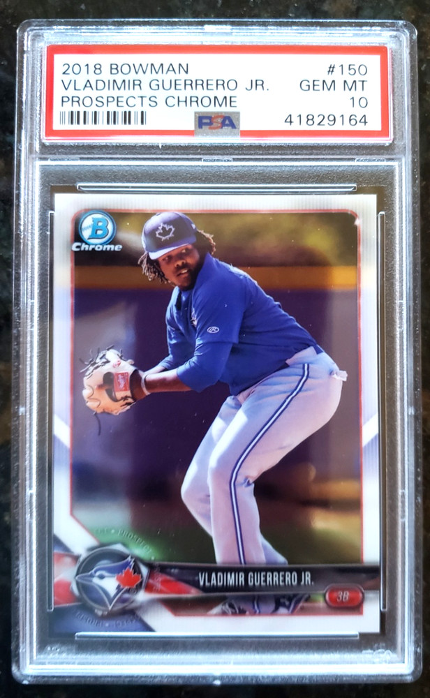 2018 Bowman VLADIMIR GUERRERO JR. Chrome Prospects #BP150 PSA 10