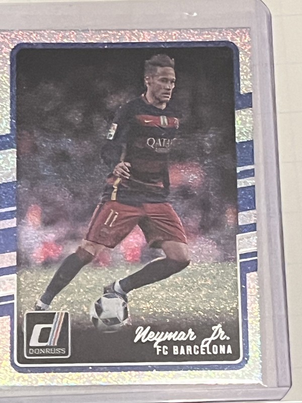 Neymar Jr. Team Brazil, FC Barcelona Donruss silver foil,Topps no.8b-6 World Cup view 2