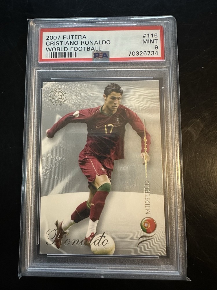 2007 Futera Cristiano Ronaldo #116 Portugal 🔥PSA 9🇵🇹⚽️ Only 7 Graded Higher📈