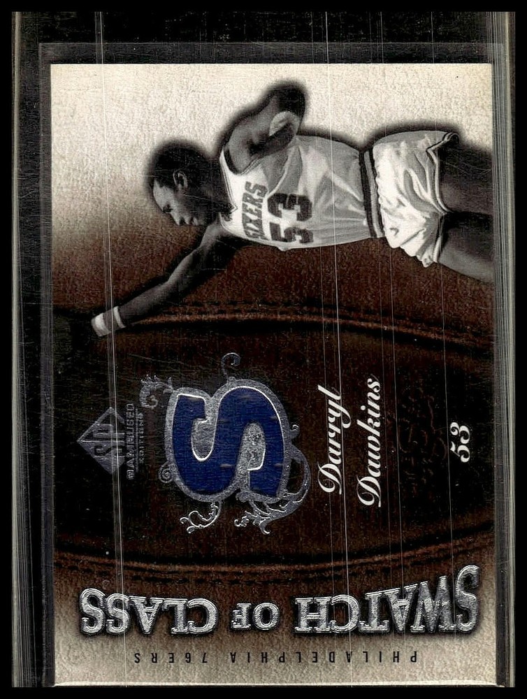 2007-08 SP Game Used / Darryl Dawkins GAME-USED JERSEY PATCH