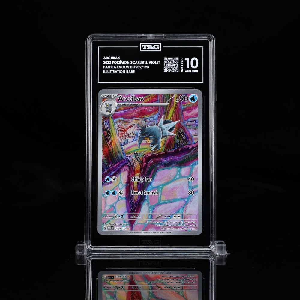 2023 Pokémon PAL EN Arctibax Illustration Rare #209 TAG 10 GEM MT