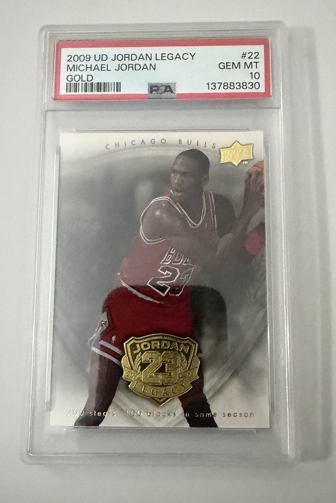 2009-10 Upper Deck Michael Jordan Legacy Gold #22 PSA 10 Bulls