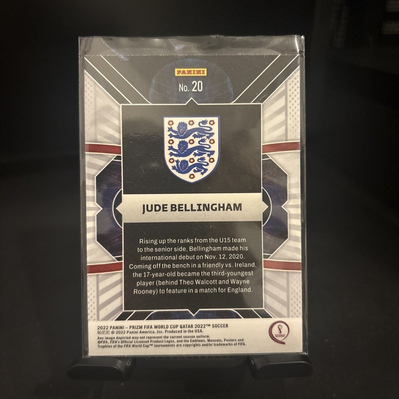 2022 Panini Prizm World Cup Qatar - Phenomenon Jude Bellingham #20 view 2