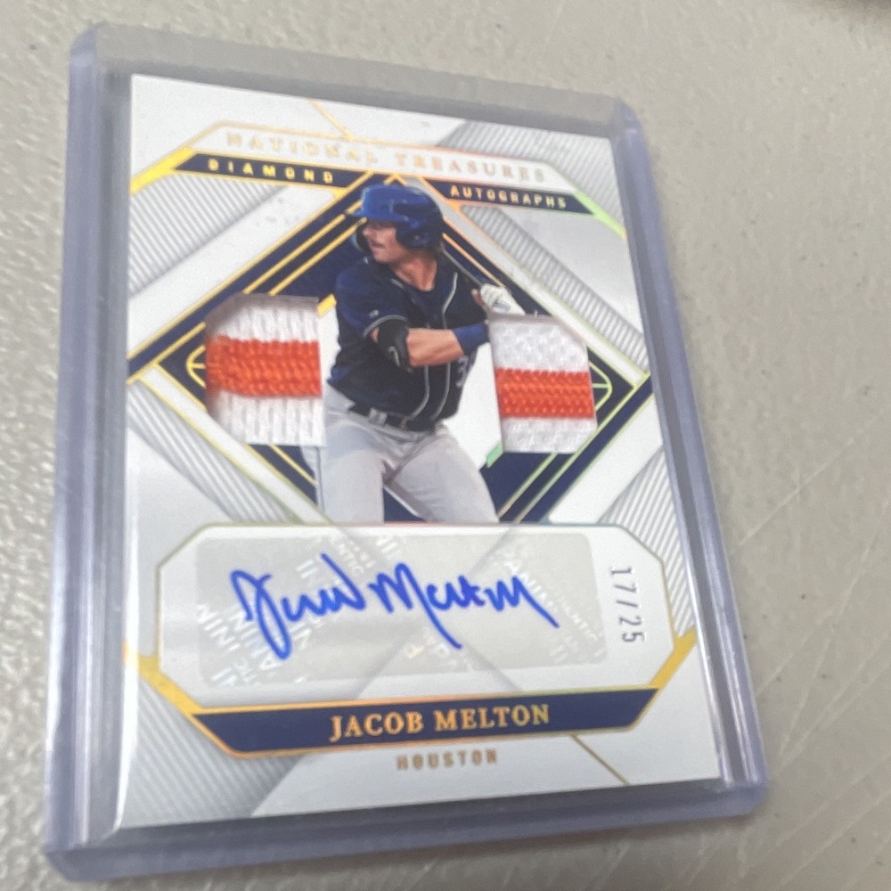 Panini 2023 National Treasures Diamond Duals Jacob Melton Auto #DDA-JM /25