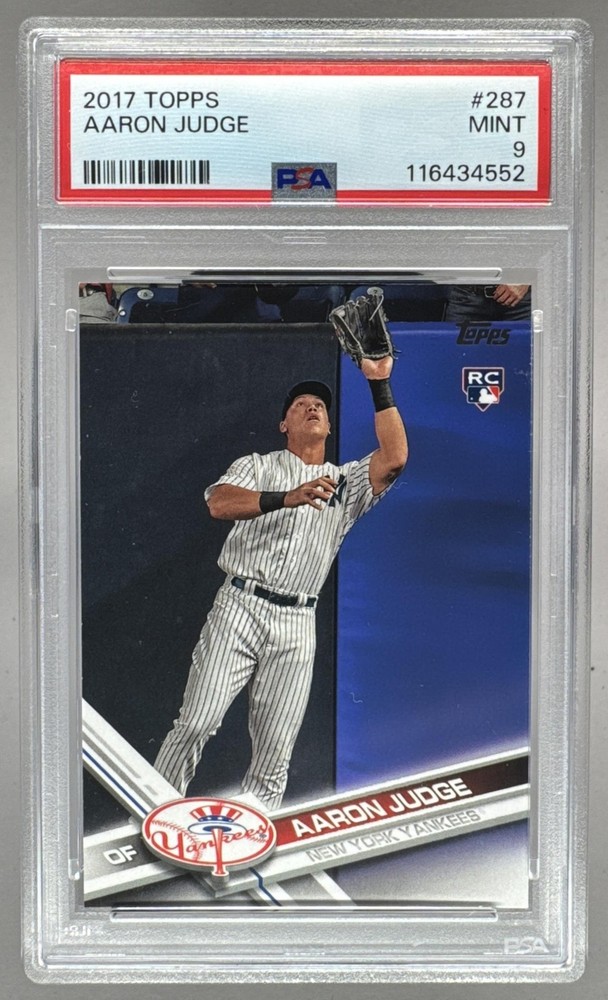 116434552 Aaron Judge 2017 Topps #287 Rookie RC PSA 9