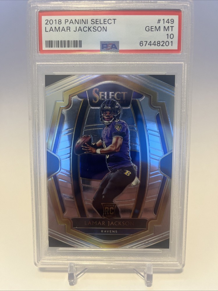 2018 Panini Select - Lamar Jackson #149 PSA 10