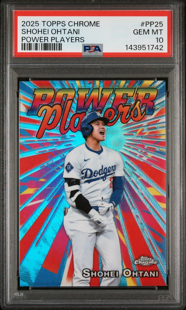 2025 Topps Chrome Power Players Shohei Ohtani #PP25 PSA 10