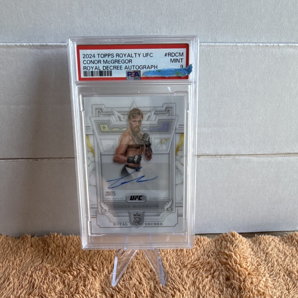 Topps 2024 Royalty UFC Conor McGregor Royal Decree Auto PSA 9 20/25