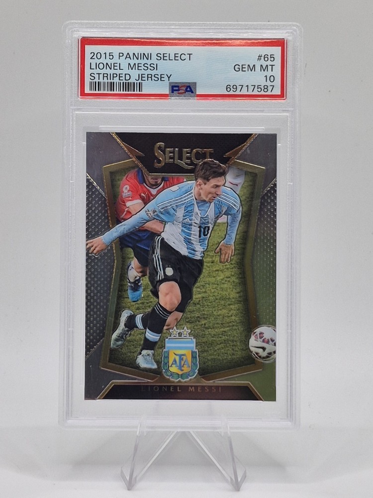 2015-16 Panini Select Lionel Messi #65 PSA 10 GEM MT