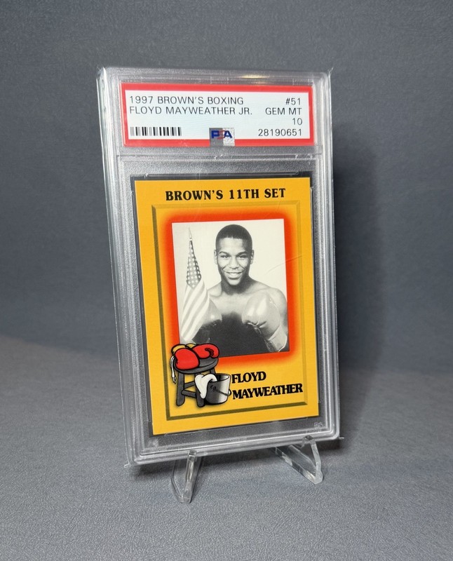 1997 Browns Boxing FLOYD MAYWEATHER JR #51 Ultra Rare PSA 10 Gem Mint Grail