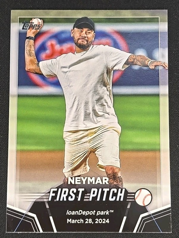 2024 Topps Update Series - First Pitch Neymar Jr #FP-7