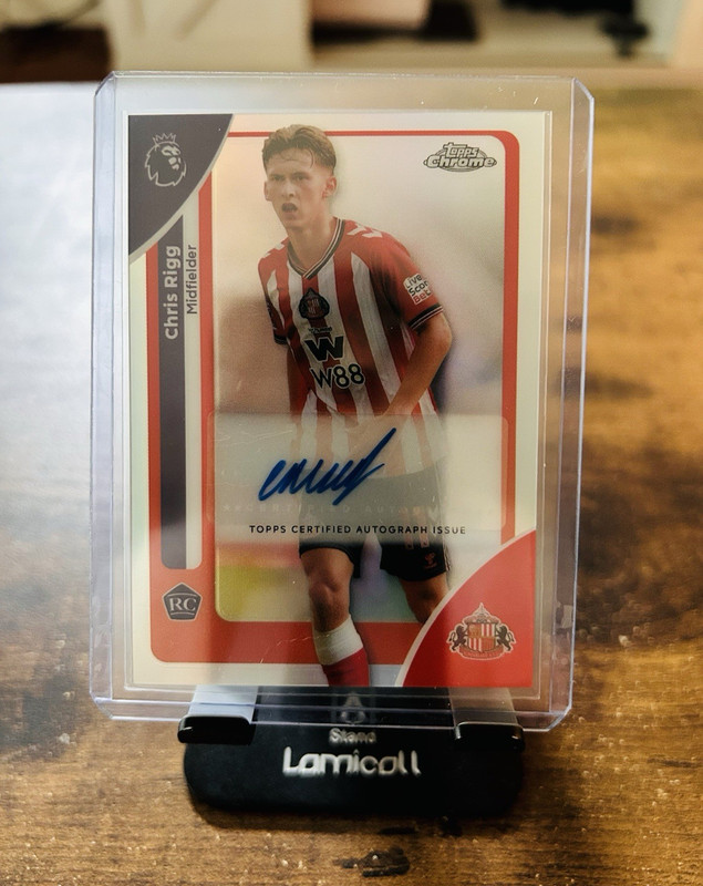 Topps Premier League 2025-26 Chris Rigg Rookie Auto Insert #349 Sunderland