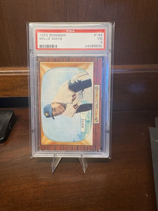 1955 Bowman - Willie Mays #184 PSA 3 Very Good HOF