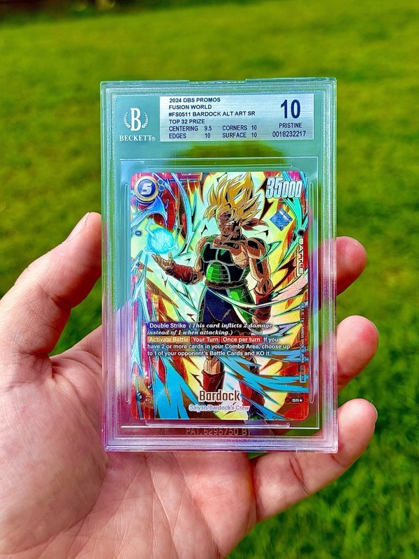 Dragon Ball Super Bardock Top 32 Alt Art Prize FS05-11 BGS 10 Pristine