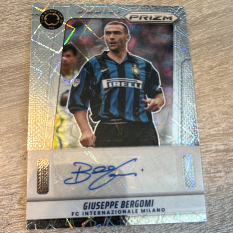 Panini Prizm 2025 FIFA Club World Cup Giuseppe Bergomi Auto FA-GB Inter
